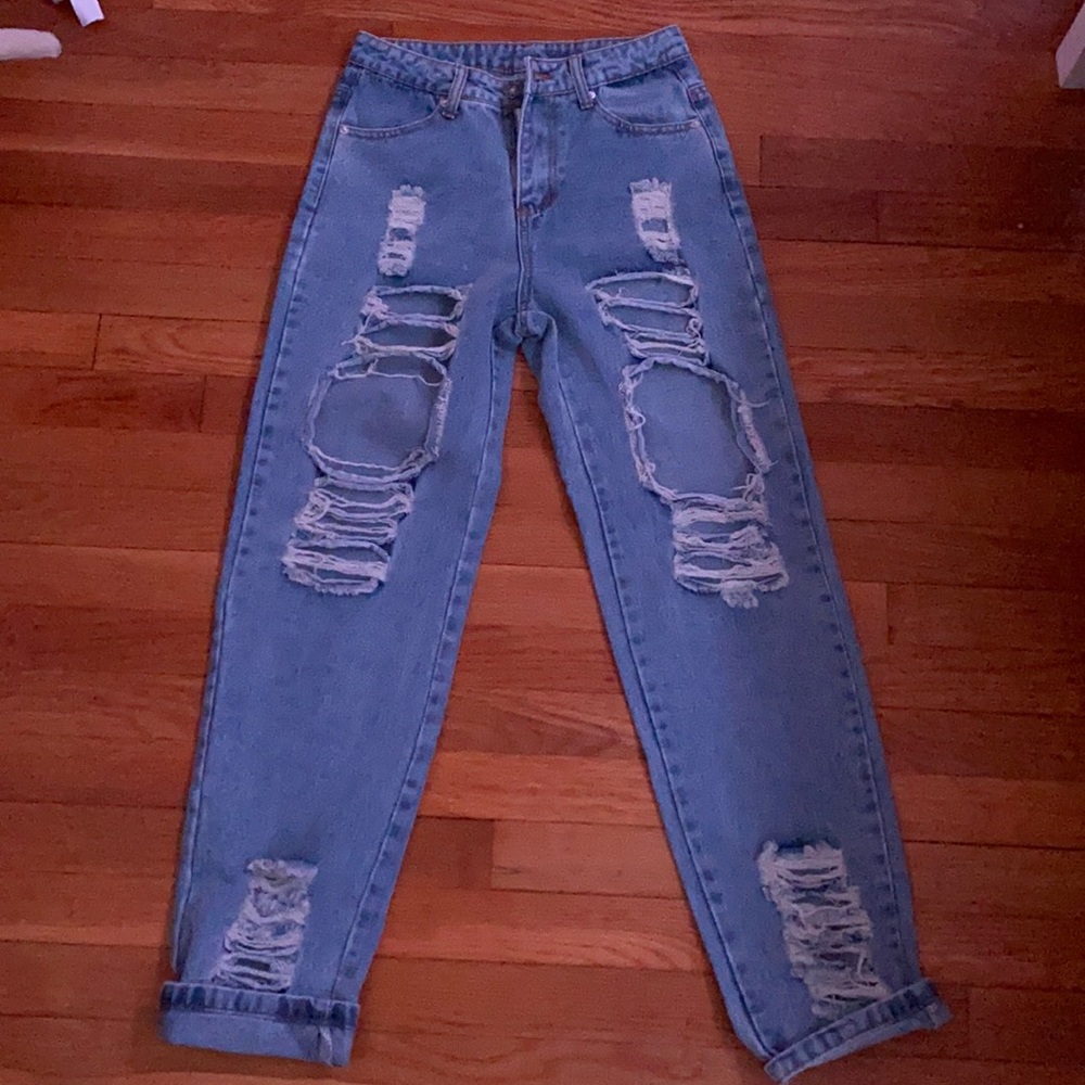 ripped jeans